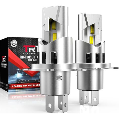 Ampoule H4 LED 110W 36000LM Blanche Froide de 6500K, 800% Plus Lumineux (1/5)
