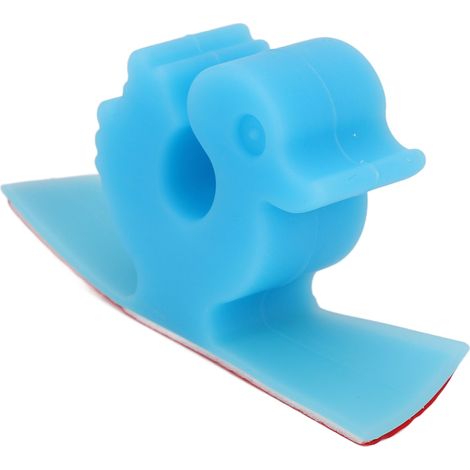 Organisateur de Câbles Canard pour Salon - Bleu Fluorescent pour Équipements de Coiffure (1/5)