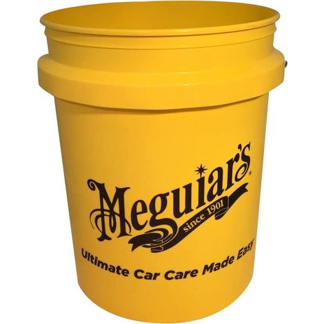 Meguiar's RG203 Yellow Bucket, Secchio, Diam. 32 cm - Colore: GIALLO
