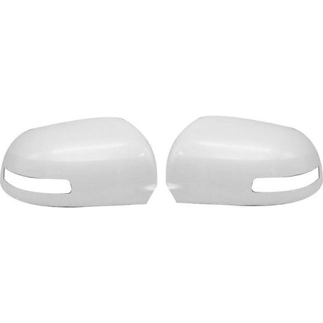 Coque de protection de rétroviseur latéral de portière de voiture (2013-2018), peinture en aérosol, blanc (1/5)