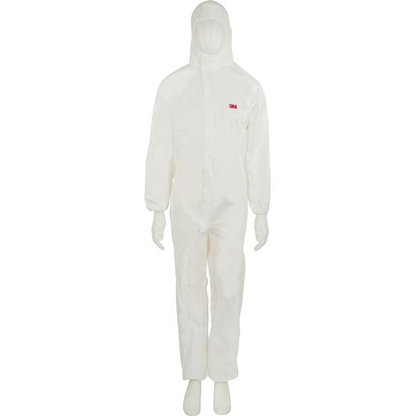 Combinaison de protection 3M, L Homme en Polyéthylène, Polypropylène Blanc ( Prix pour 1 )