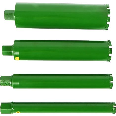 Betonbohrer, langlebiger 45-Stahl, Turbo-Zahndesign, grün (1/2)