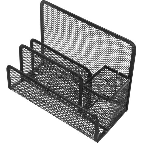 Organisateur de Fichiers en Métal Porte-Documents Vertical Classeur Métallique pour Rangement Bureau et Classement Dossiers (1/5)