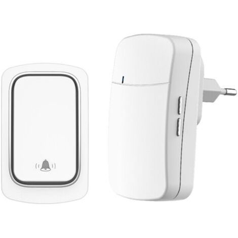 Sonnette sans fil pas de batterie requise ensembles de sonnette de porte auto-alimentée étanche maison carillon extérieur sonnette (1/5)