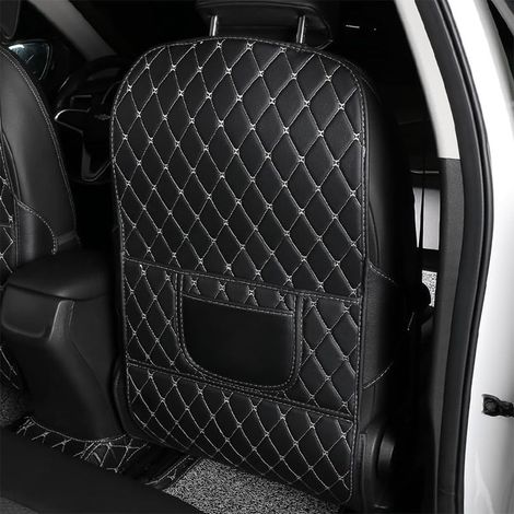Protecteur Dossier Siège Voiture pour Enfants avec Pochette, Tapis Protection Imperméable, Protège Les Sièges De La Saleté (1/5)