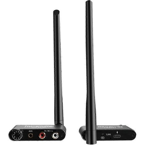 Émetteur-récepteur audio sans fil 50 m 2,4 GHz avec prises RCA 3,5 mm R/L pour boîtier TV D-Perfet (1/5)