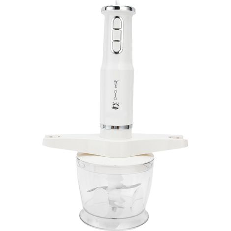 Mixeur plongeant multifonction 600W, mixeur électrique, robot culinaire, fouet, prise UE 220V blanc (1/5)