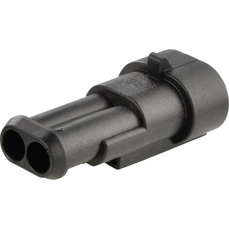 TE Connectivity Stiftgehäuse-Kabel AMP-Superseal 1.5mm Series Polzahl Gesamt 2 Rastermaß: 6 mm 28210 (1/2)