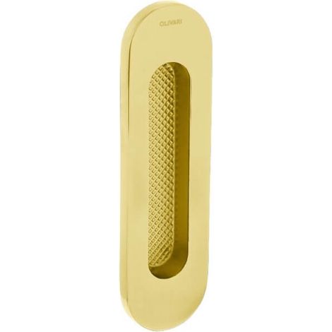 Poignée de porte coulissante Vico laiton - D109ZL (1/2)