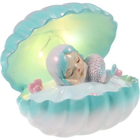 Lampe de Nuit LED Sirène Bleue Veilleuse de chevet (1/5)
