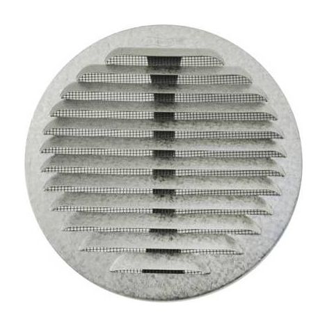 GRIGLIA TONDA IN METALLO CON MOLLE E RETE D.80-140 MM Misura: Alluminio Bianco