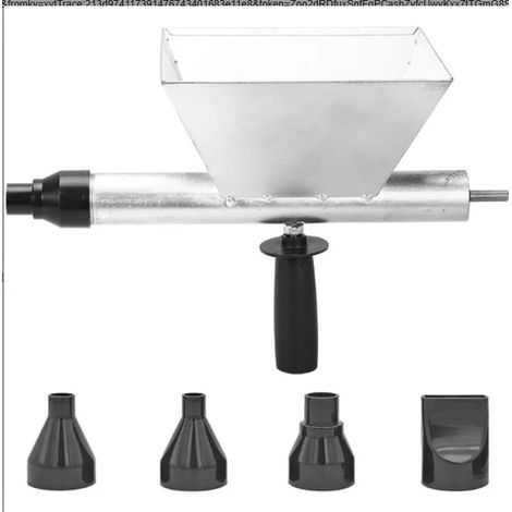 Pistolet à Calfeutrer - Machine à Coulis pour Mortier et Ciment - Pour Jointoiement de Briques et Plâtre - 4 Buses Incluses (1/5)