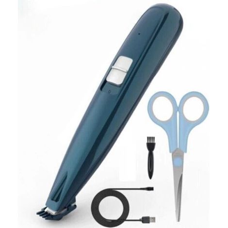 Tondeuse à poils de chien électrique rechargeable, kit de toilettage portable pour les pattes et les yeux (1/4)