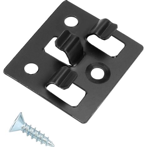 100 Pcs WPC Clips 6mm Acier Inox Decking Clips Decking Fasteners Entretoises Cachées pour WPC/BPC Decking Vis Incluses (1/5)
