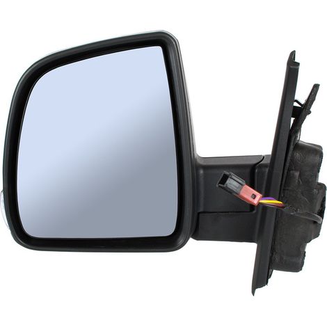 Fiat Doblo 2010 - Espejo retrovisor exterior eléctrico calefactable negro SIN SENSOR izquierdo (1/2)
