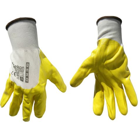 Gants de protection Geko taille 9/jaune/(12/240/300)