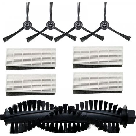 Accesorios de repuesto Filtro de Cepillo Lateral principal para Aspiradora Robótica A4 A4S A40 PVCR 0726W 0826 0926 (1/5)