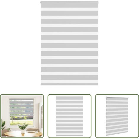 Doppelrollo -  Doppelrollo Hellgrau 115x150 cm Stoffbreite 110,9 cm Polyester (1/5)