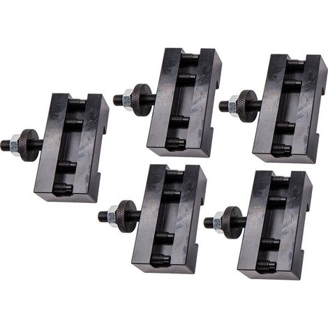 High-Quality Steel Tool Post Holder 250-201 for 1/4" to 5/8" Tool Bits,Compatible with BXA Tool Posts,10-15" Lathe Swing