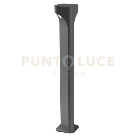 GES942- PALETTO LED 4000K 501LM 11W GRIGIO ANTRACITE IP65 80CM