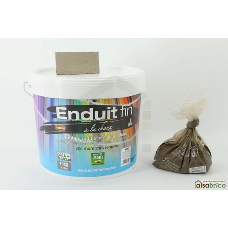 Enduit à la chaux à mélanger avec pigments naturels,