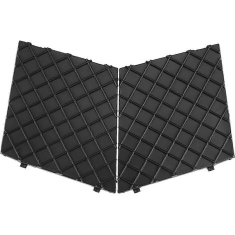 Paire de grilles de pare-chocs avant inférieures BMW E60 E61 M Sport en ABS noir (25-26 pouces). (1/4)