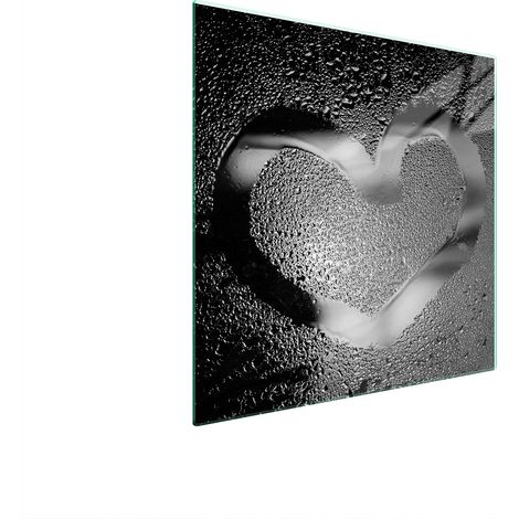 PLAQUE DE PROTECTION EN VERRE POUR POÊLE 50x52 COEUR (1/5)