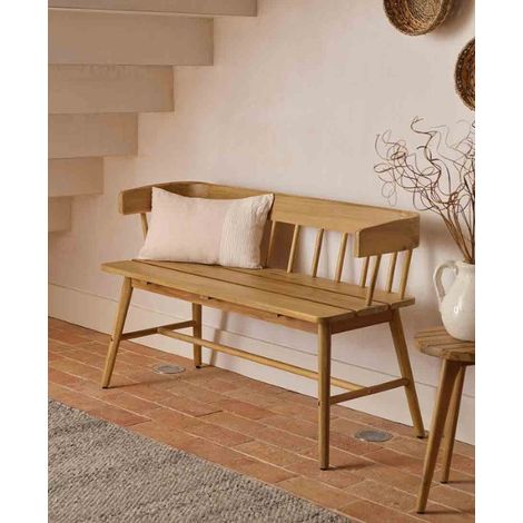 Garden Trading Outdoor Bramley Bench Seat Chair Wooden Garden Patio Park (1/3)