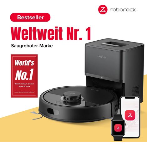 [GENERALÜBERHOLTES PRODUKT]Roborock Q7 BF+ Saugroboter mit Automatischer Staubentleerung, (Upgrade-Version von Q7 Max+/Q5 MAX+/Q5 Pro) (1/5)