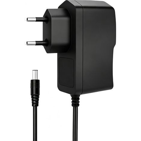 Cordon d'alimentation AC/DC 12V 1A pour Caméra de Surveillance IP/CCTV, Adaptateur Secteur 100-240V 50-60Hz, Chargeur LED et Appareils DC,Prise UE, Noir (1/5)