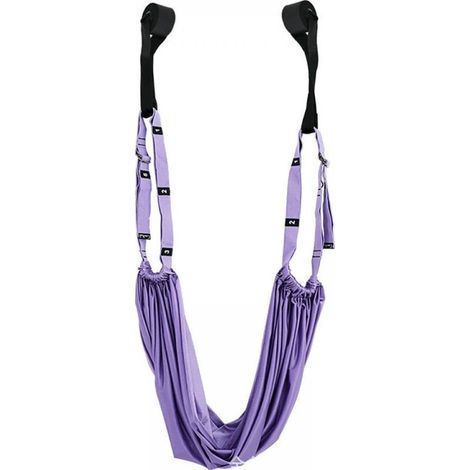 Beinstreckgurt, Rückbeuge-Trainingsgurt mit Türanker, Flexibilitätstrainer, Dehnungshilfe für Fitness, Gymnastik, Tanz, Aerial Yoga und Ballett (1/5)