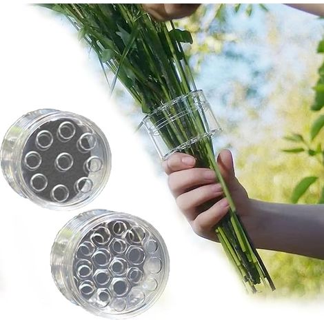 Support de tige en spirale d'ikebana 2 pièces, support de tige en spirale pour Vases, support d'arrangement de fleurs Twister pour Bouquet DIY (1/5)