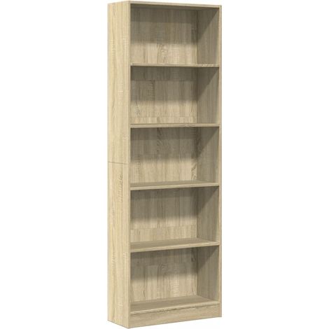 Maison Exclusive - Libreria Rovere Sonoma 60x24x176 cm in Legno Multistrato
