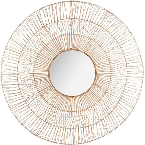 Specchio in rattan lona d110cm - Atmosphera créateur d'intérieur
