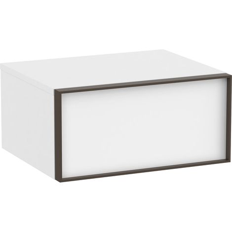 Meuble auxiliaire "INSPIRA" 600 - 1 tiroir - Blanc Mat - Roca (1/2)
