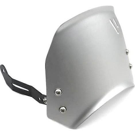 Motorrad-Windschutzscheiben-Visier-Set für Bonneville T100 T120 Thruxton 1200 1200R Silber (1/5)