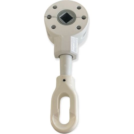 TENDAGGIMANIA Argano Speed per Tende da Sole - Colore Bianco - Rapporto 3:1 (1/5)