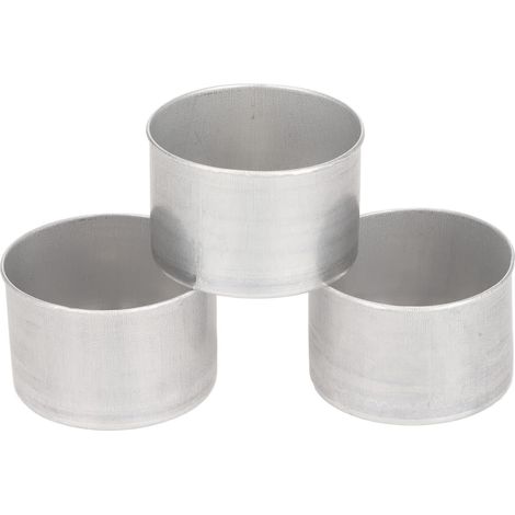 Tasses à Bougie Chauffe-plat Vides en Aluminium, Récipient à Bougies, Moule de Fabrication, 100 Pièces (1/5)
