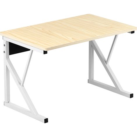 Etagère pour micro-ondes 54×35×34.5cm Tube galvanisé + spray plastique + panneau de densité Etagère en forme de K Etagère de cuisine Etagère pour micro-ondes Etagère pour assaisonnement Erable blanc (1/5)
