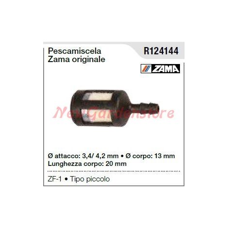 WALBRO Pescador angular para motosierra ZF-1 tipo pequeño R124144