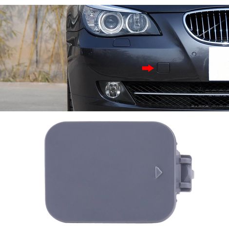 Cache-attelage avant pour BMW Série 5 E60 E61 2008-2010 (Noir et gris, envoi aléatoire) (1/5)