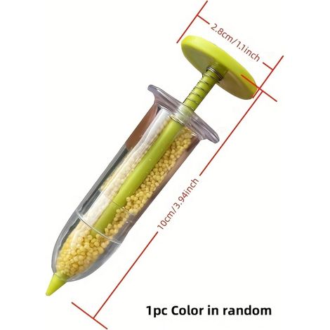 Epandeur manuel portable de couleur aléatoire, petit outil de semis manuel, fourniture de jardinage essentielle pour plantation dans le jardin, pots de fleurs et parterres (1/4)