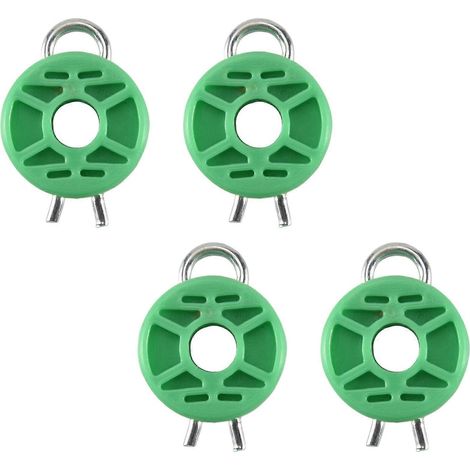 Lot de 4 galets de guidage pour lève-vitre électrique avant Saab 9-5, 9-3 et 900 (1/5)