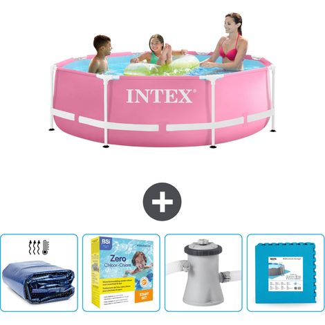 Intex Piscina con estructura Redonda - 244x76 cm - 7-piezas  SCB9 (1/5)