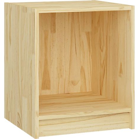 Maison Exclusive - Comodino 35,5x33,5x41,5 cm in Legno Massello di Pino
