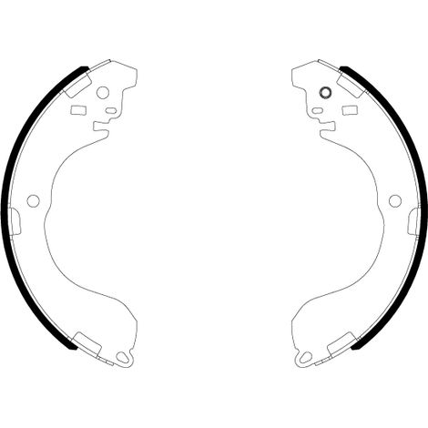Jeu de mâchoires de frein Textar 91085800 NISSAN D40601UY6A
