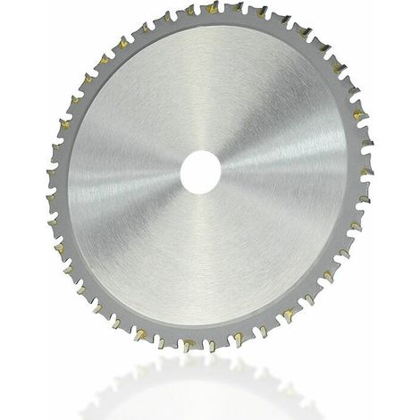 Hoja de sierra circular, hojas de sierra, hoja de sierra circular TCT plateada, para cortar cobre, hierro, aluminio, plástico y madera, 165 mm -Crezuo