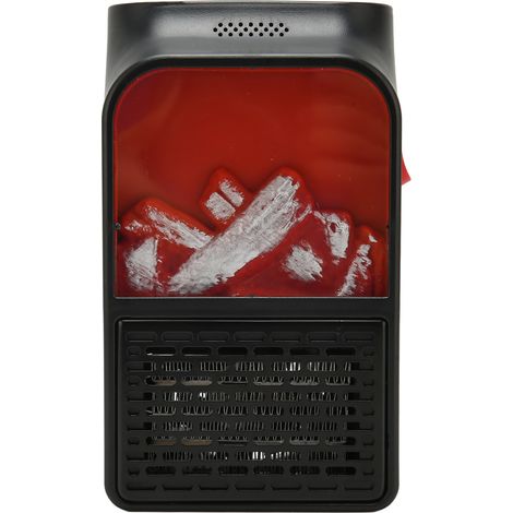 Radiateur soufflant électrique 1000W avec télécommande, arrêt automatique, chauffe rapide, protection surchauffe, bureau, prise UE 220-240V (1/5)