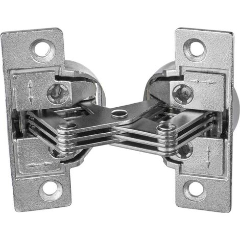 Charnière de Meubles à Vis - GS 45 Charnière pour 45° Onglet Angle D'Ouverture 135° Acier Nickelé 1 Pièce - Charnière de Raba (1/4)