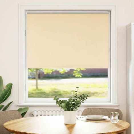 Maison Exclusive - Estor Enrollable Opaco Beige 100x175 cm Tela A